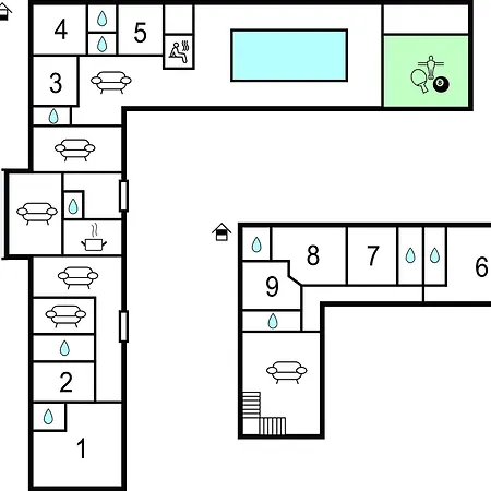 Beautiful In Norre Aaby With Sauna 別荘 Nørre Åby